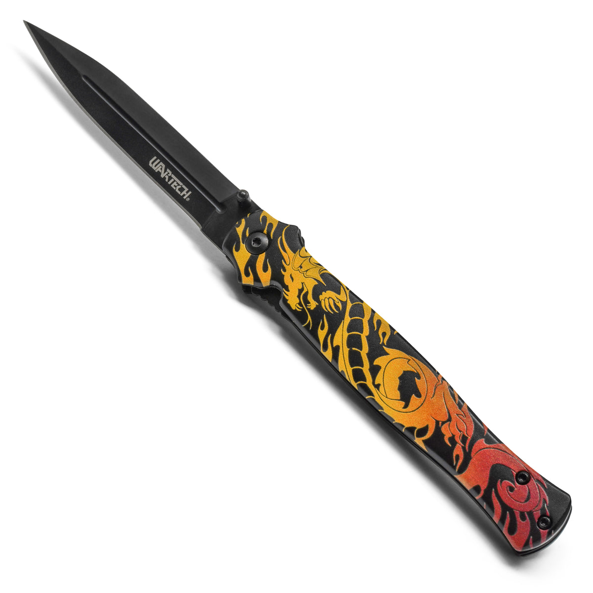 Wartech - 9" Fire Dragon | Spring Assisted Pocket Knife