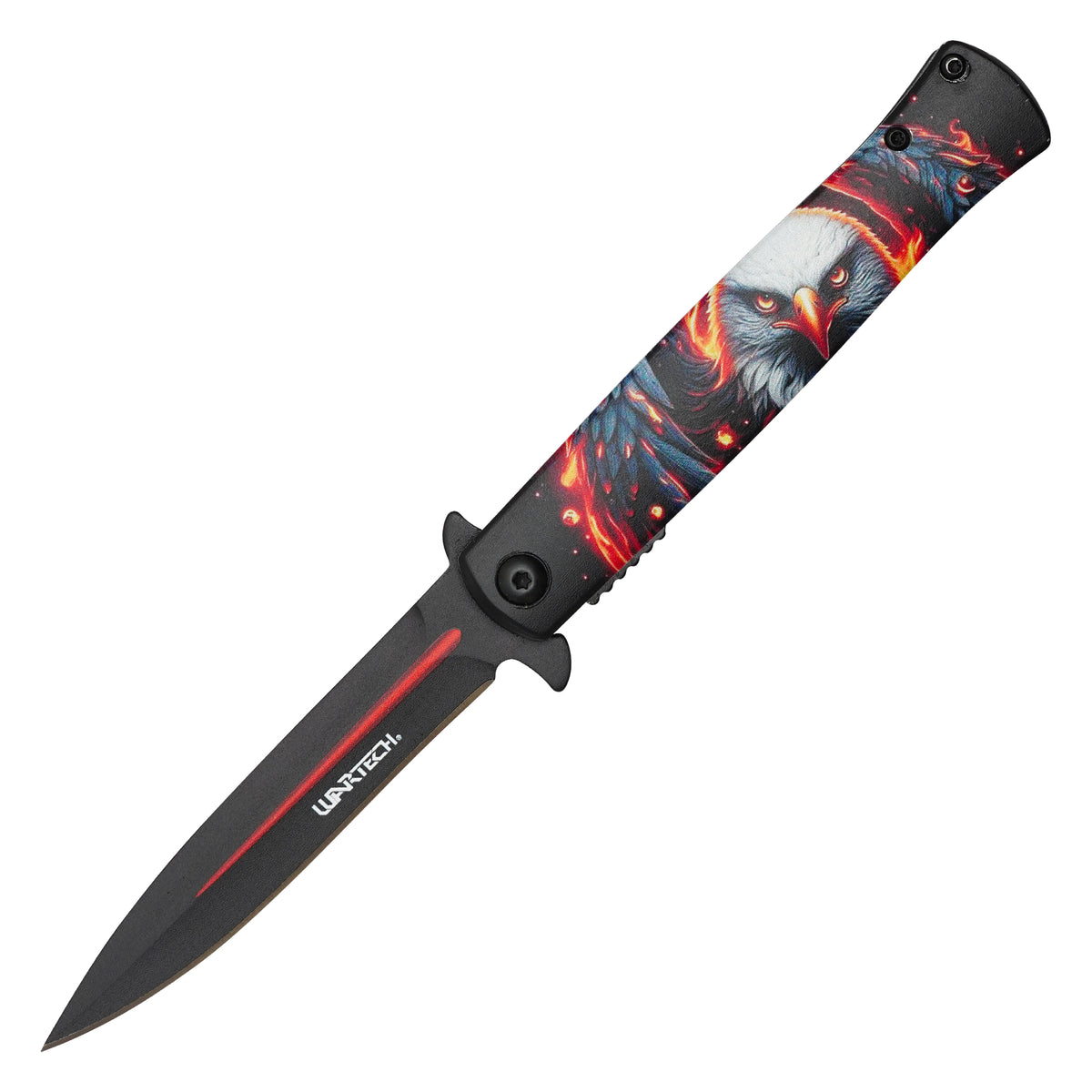 Wartech - 8.25" Blazing Eagle | Spring Assisted Pocket Knife