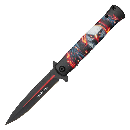 Wartech - 8.25" Blazing Eagle | Spring Assisted Pocket Knife