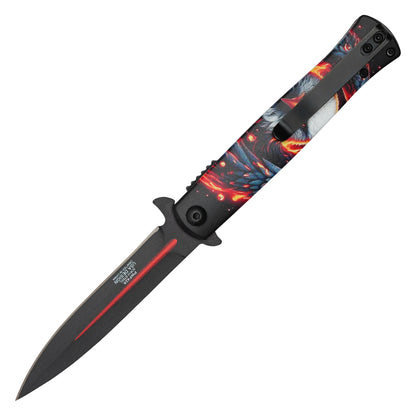 Wartech - 8.25" Blazing Eagle | Spring Assisted Pocket Knife