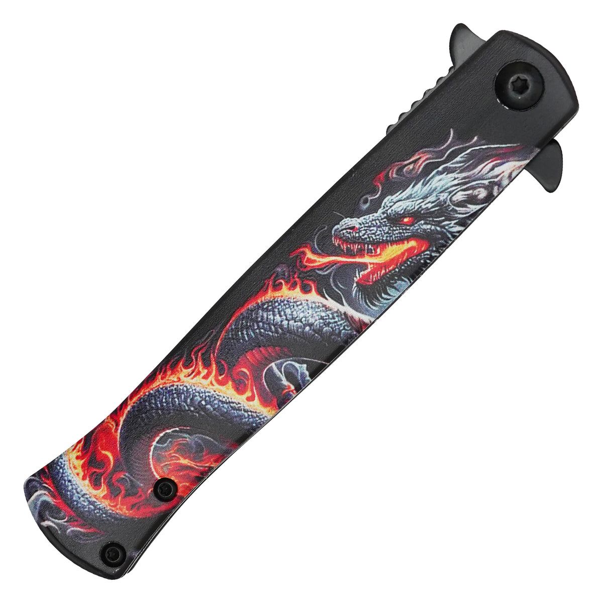 Wartech - 8.25" Inferno Dragon | Spring Assisted Pocket Knife