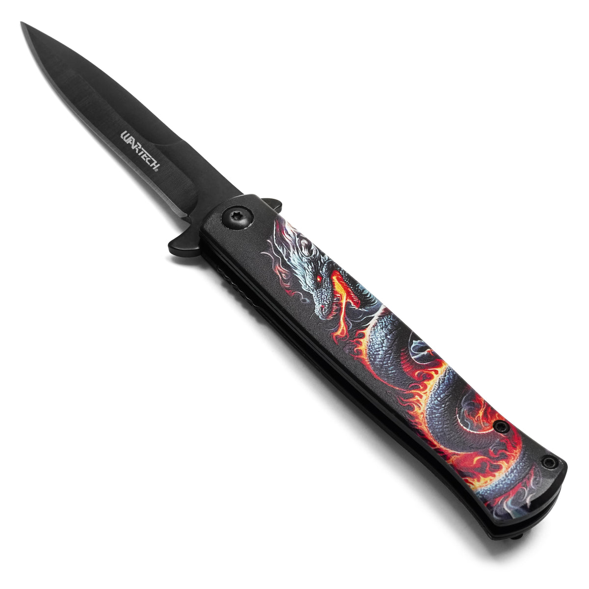 Wartech - 8.25" Inferno Dragon | Spring Assisted Pocket Knife
