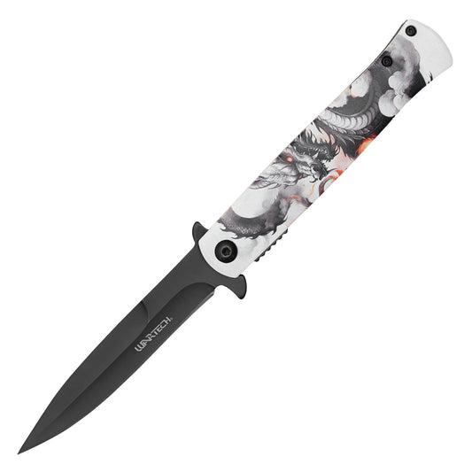 Wartech - 8.25" Storm Dragon | Spring Assisted Pocket Knife
