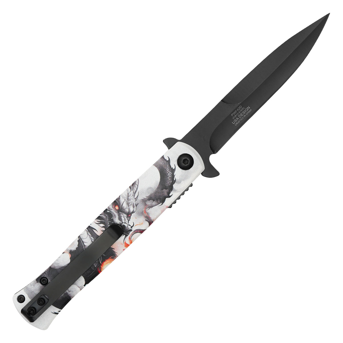 Wartech - 8.25" Storm Dragon | Spring Assisted Pocket Knife