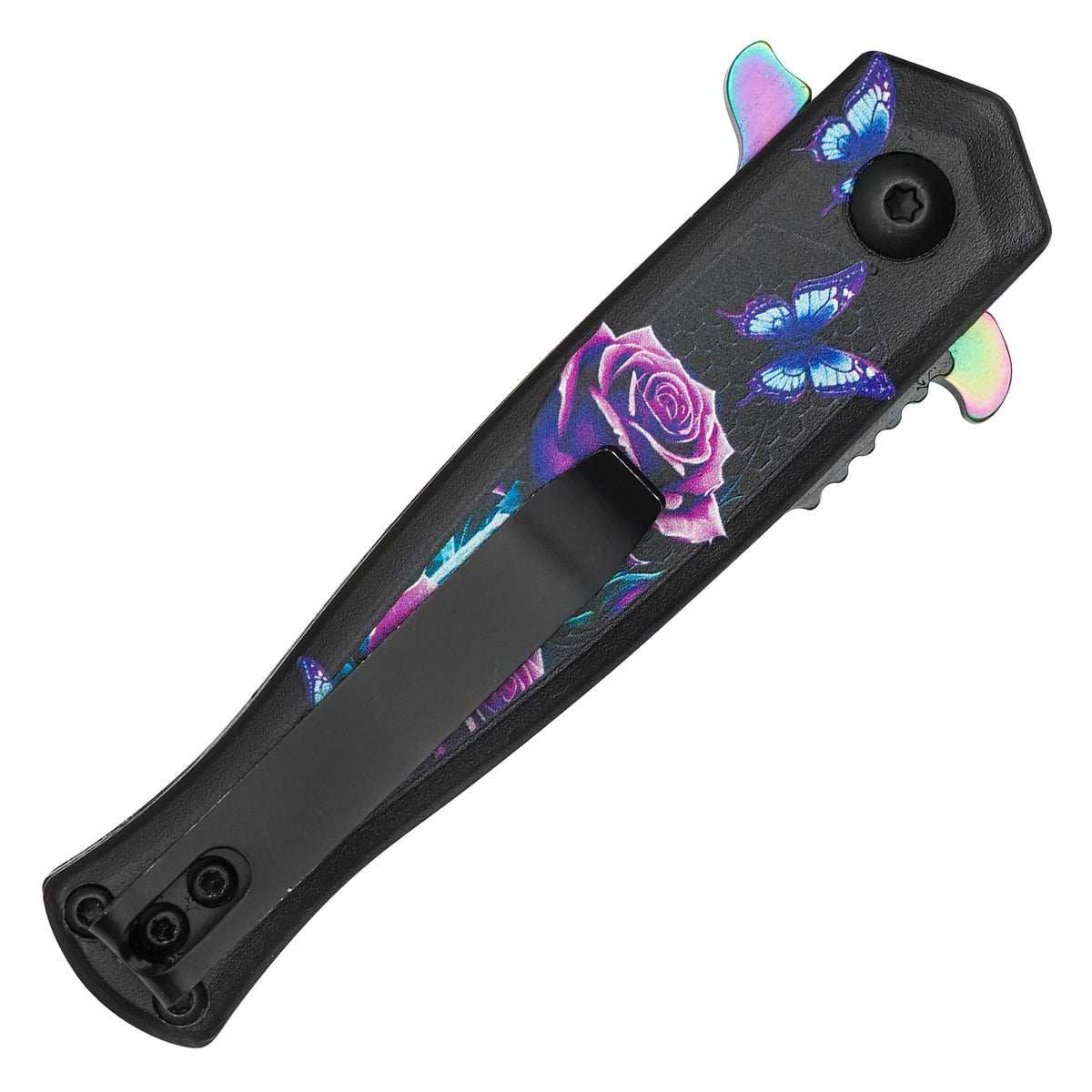 Wartech - 6.25" Midnight Rose | Spring Assisted Pocket Knife