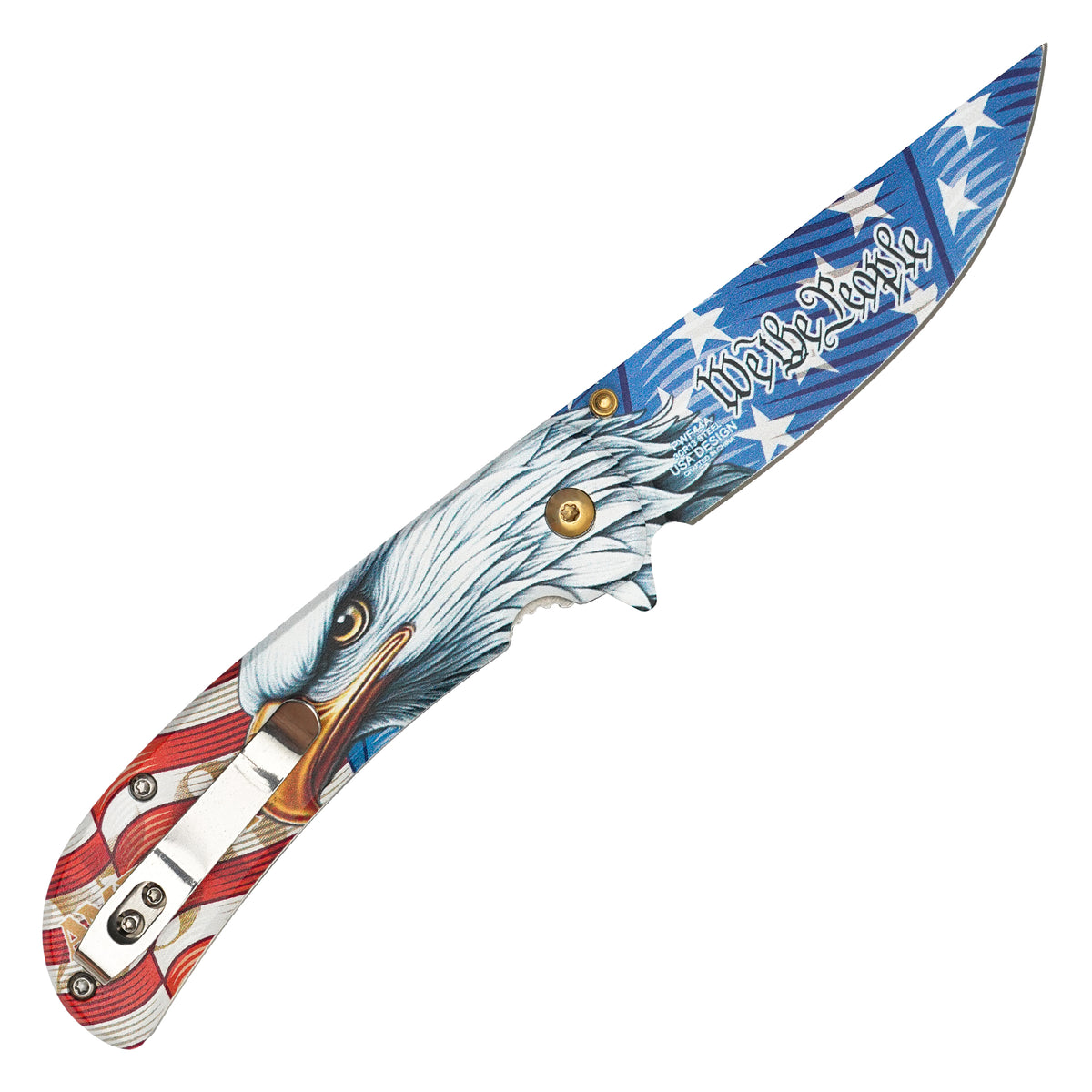 Wartech - 7.5" We The People | Spring Assisted Pocket Knife