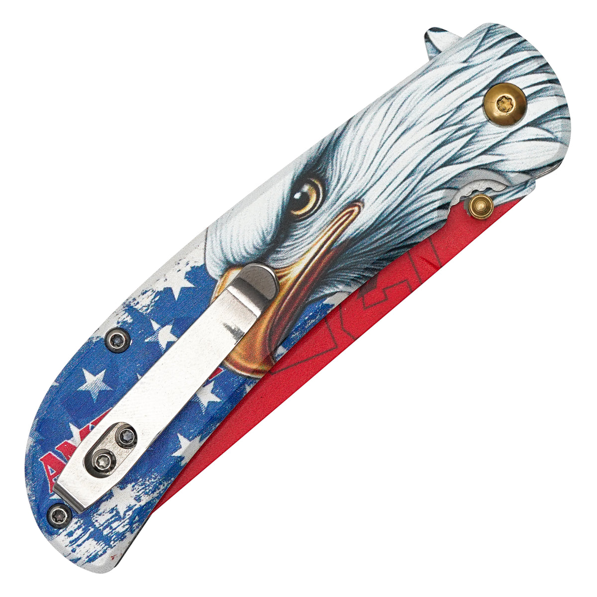 Wartech - 7.5" 1776 Eagle | Spring Assisted Pocket Knife
