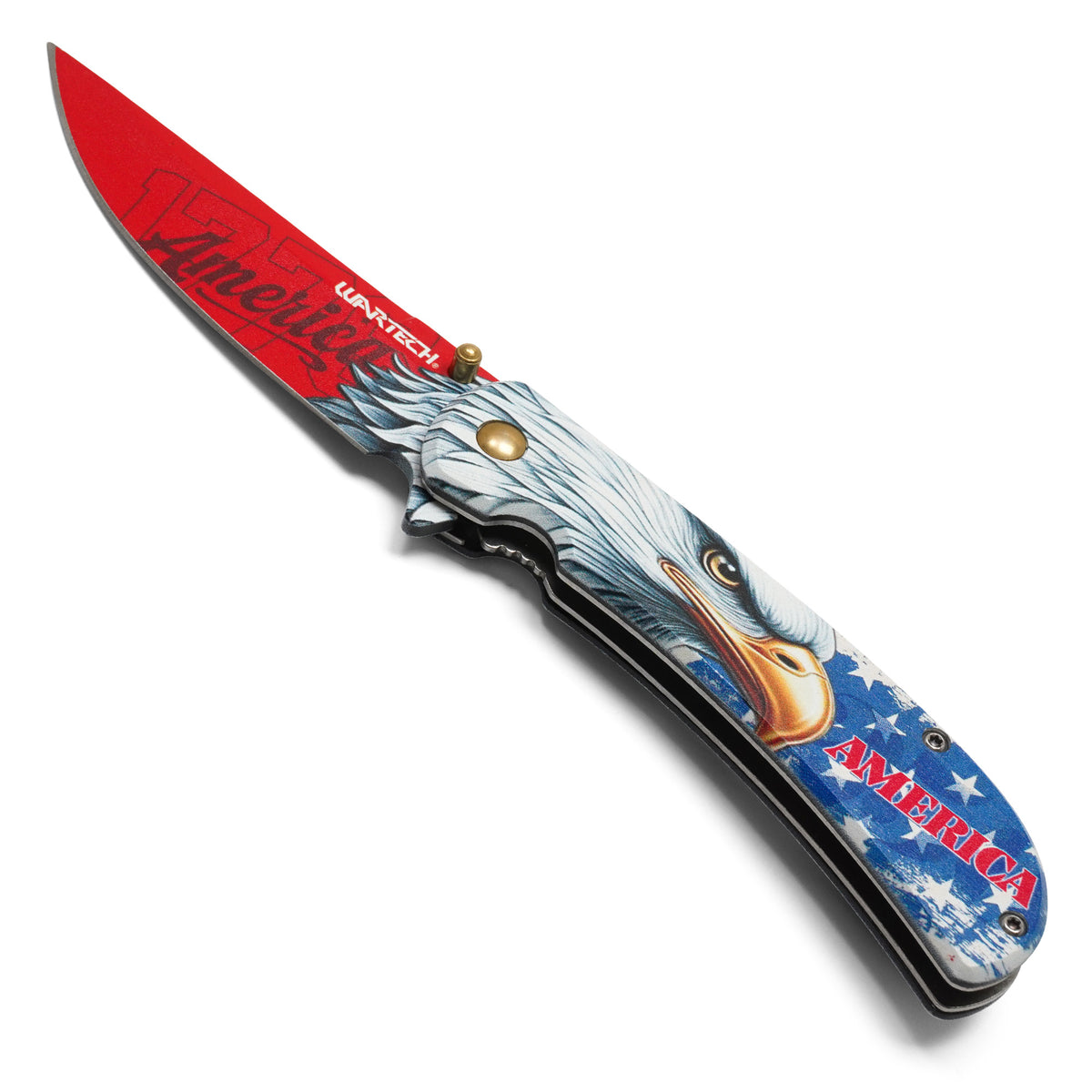 Wartech - 7.5" 1776 Eagle | Spring Assisted Pocket Knife