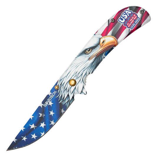 Wartech - 7.5" Freedom Eagle | Spring Assisted Pocket Knife