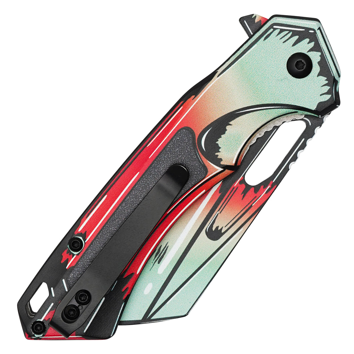 Wartech - 8" Heatwave Cell Shade | Spring Assisted Pocket Cleaver