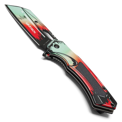 Wartech - 8" Heatwave Cell Shade | Spring Assisted Pocket Cleaver