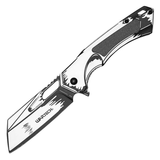 Wartech - 8" Ghost Cell Shade | Spring Assisted Pocket Cleaver