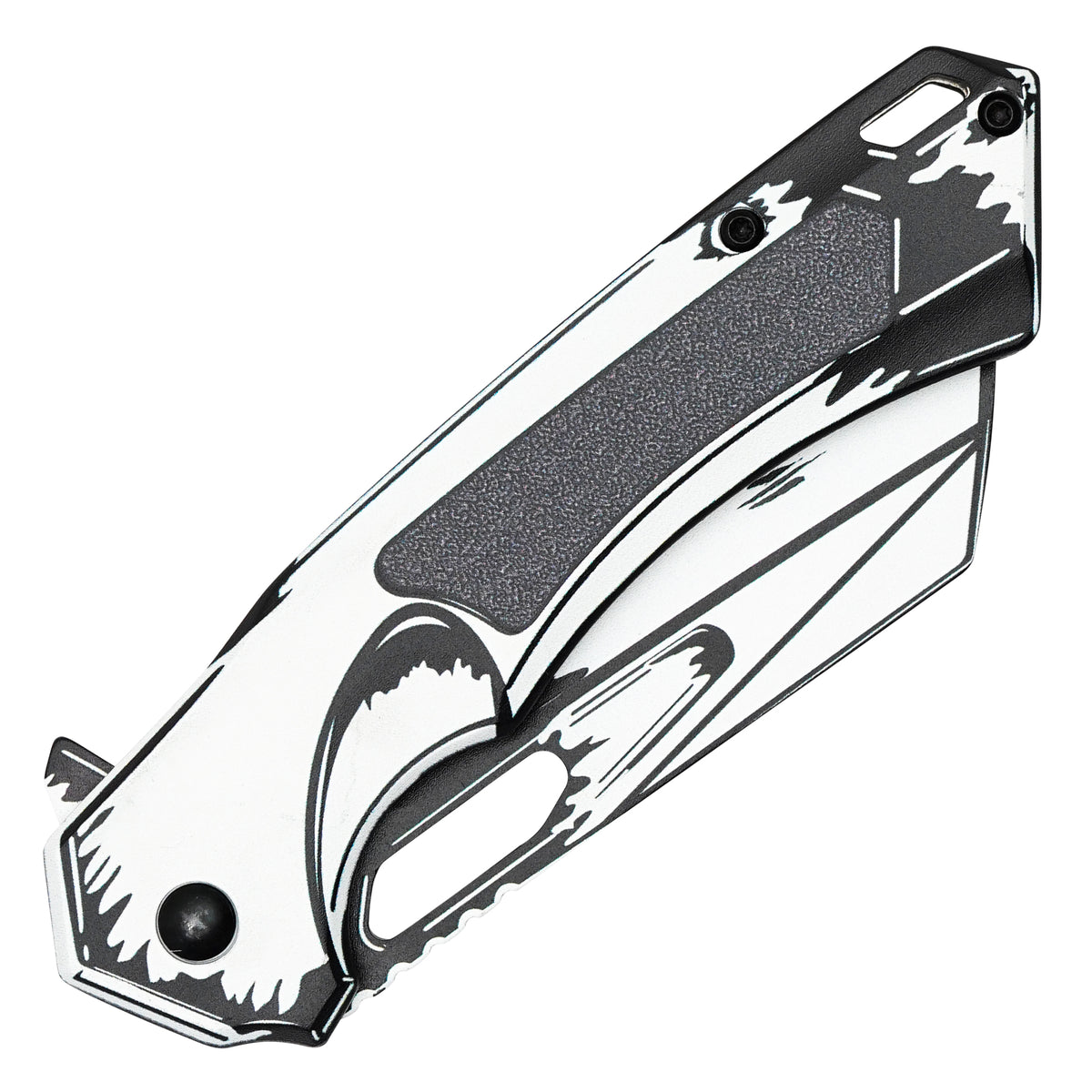 Wartech - 8" Ghost Cell Shade | Spring Assisted Pocket Cleaver