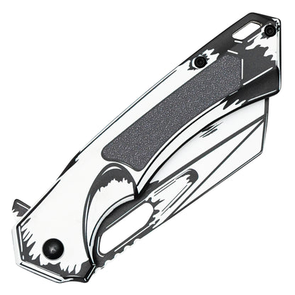 Wartech - 8" Ghost Cell Shade | Spring Assisted Pocket Cleaver