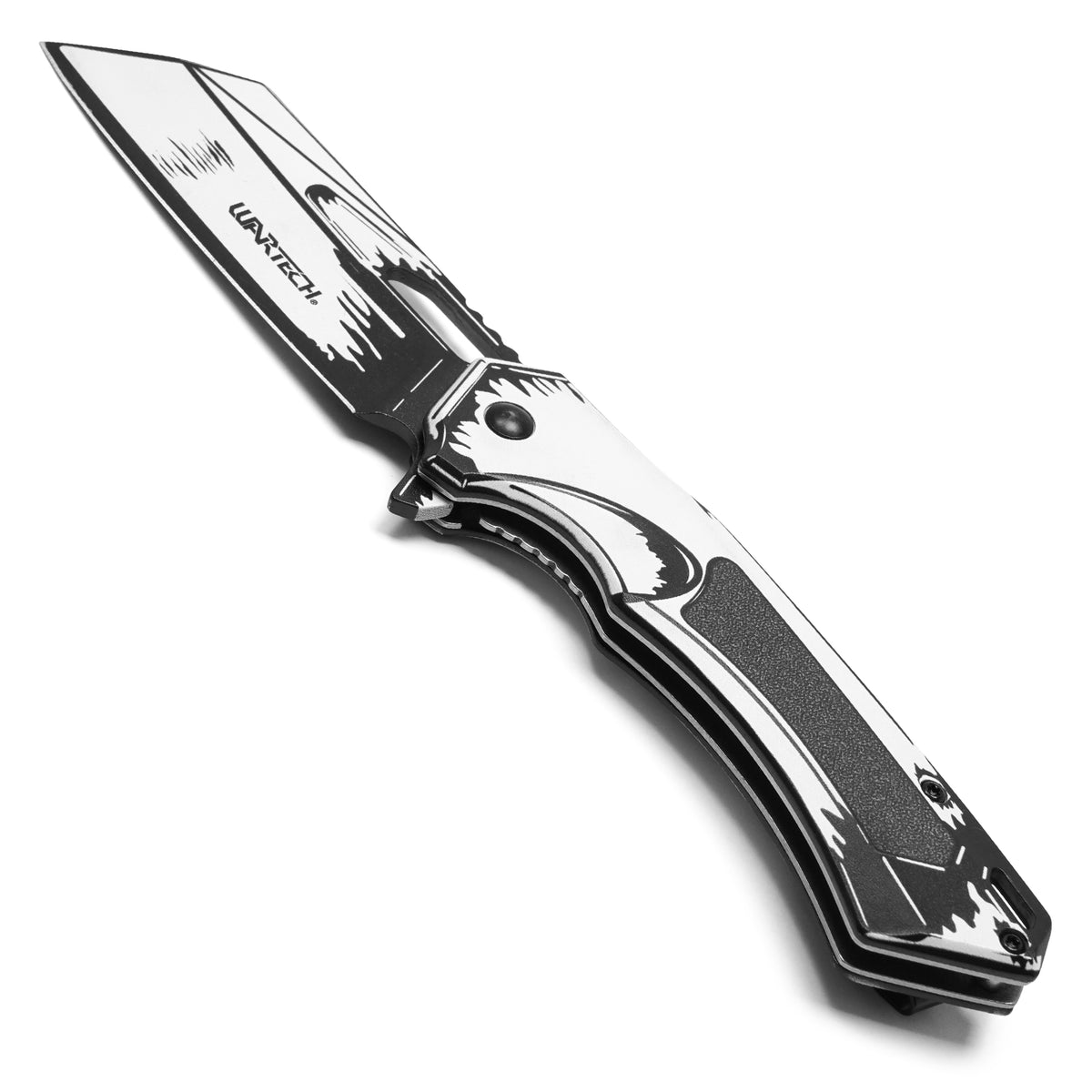 Wartech - 8" Ghost Cell Shade | Spring Assisted Pocket Cleaver