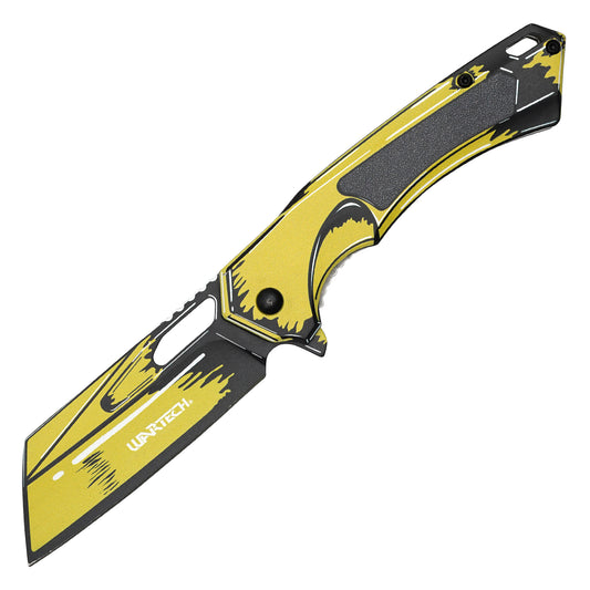 Wartech - 8" Voltage Cell Shade | Spring Assisted Pocket Cleaver