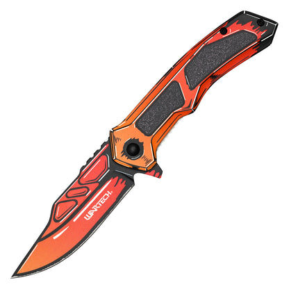 Wartech - 8" Inferno Cell Shade | Spring Assisted Pocket Knife