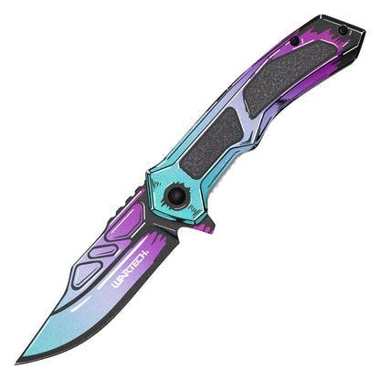 Wartech - 8" Ultraviolet Cell Shade | Spring Assisted Pocket Knife
