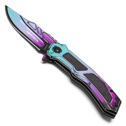 Wartech - 8" Ultraviolet Cell Shade | Spring Assisted Pocket Knife