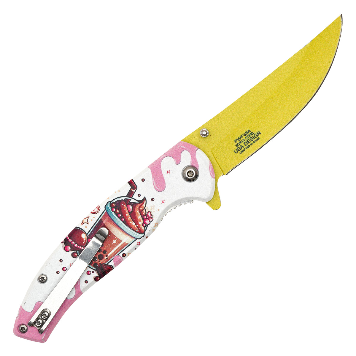 Wartech - 8" Boba Blast | Spring Assisted Pocket Knife