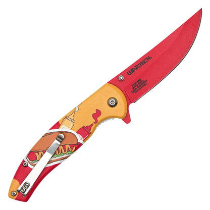 Wartech - 8" Hot Dog | Spring Assisted Pocket Knife