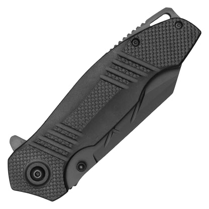 Wartech - 8.25" Tactical Black Pocket Knife