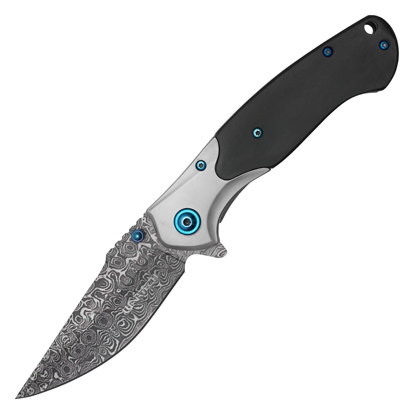 Wartech - 8" Black Wood | Spring Assisted Pocket Knife