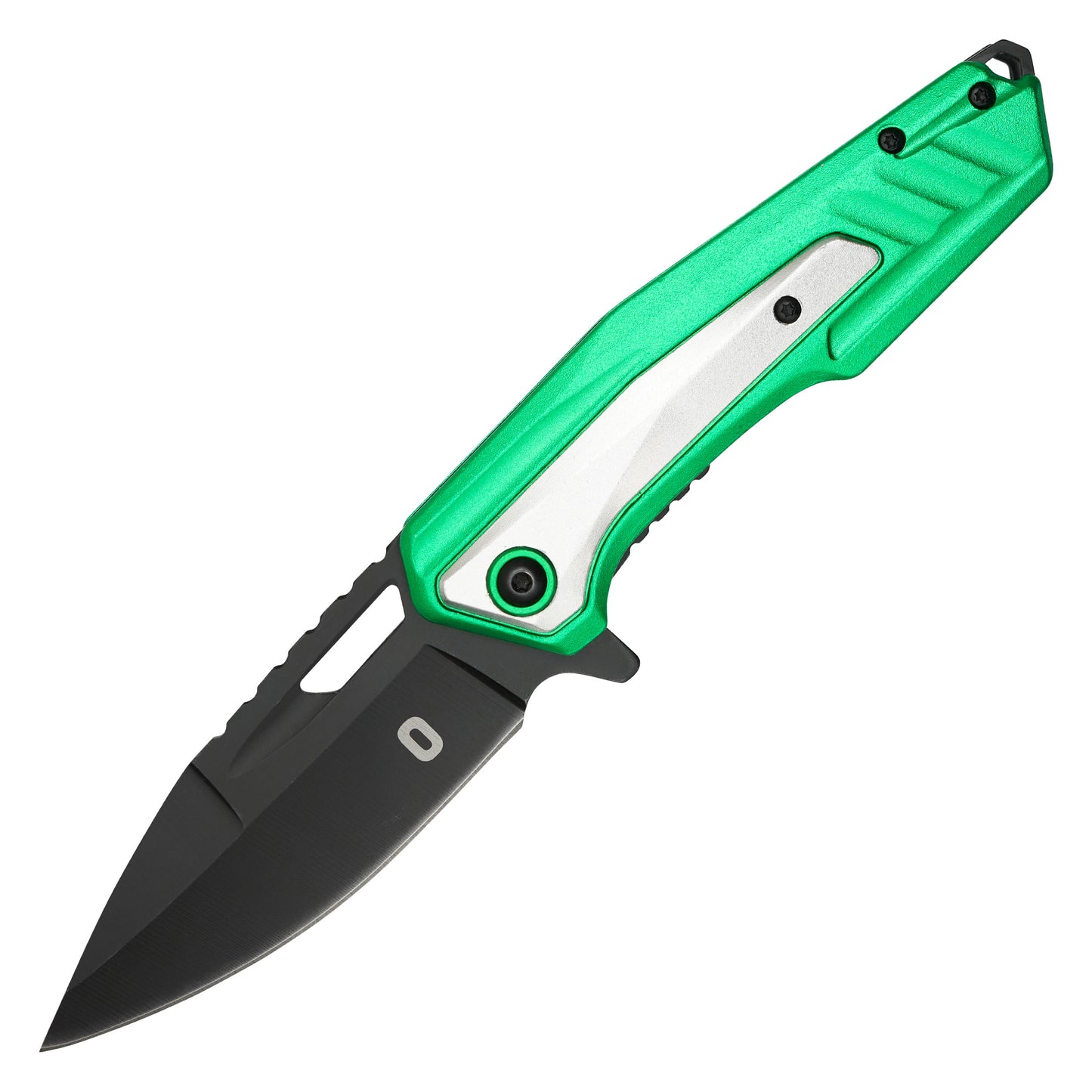 Wartech - 8" "#0" Green & White | Folding Pocket Knife