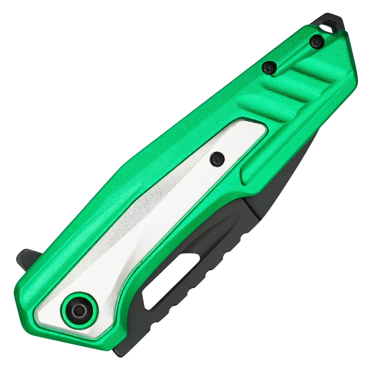 Wartech - 8" "#0" Green & White | Folding Pocket Knife