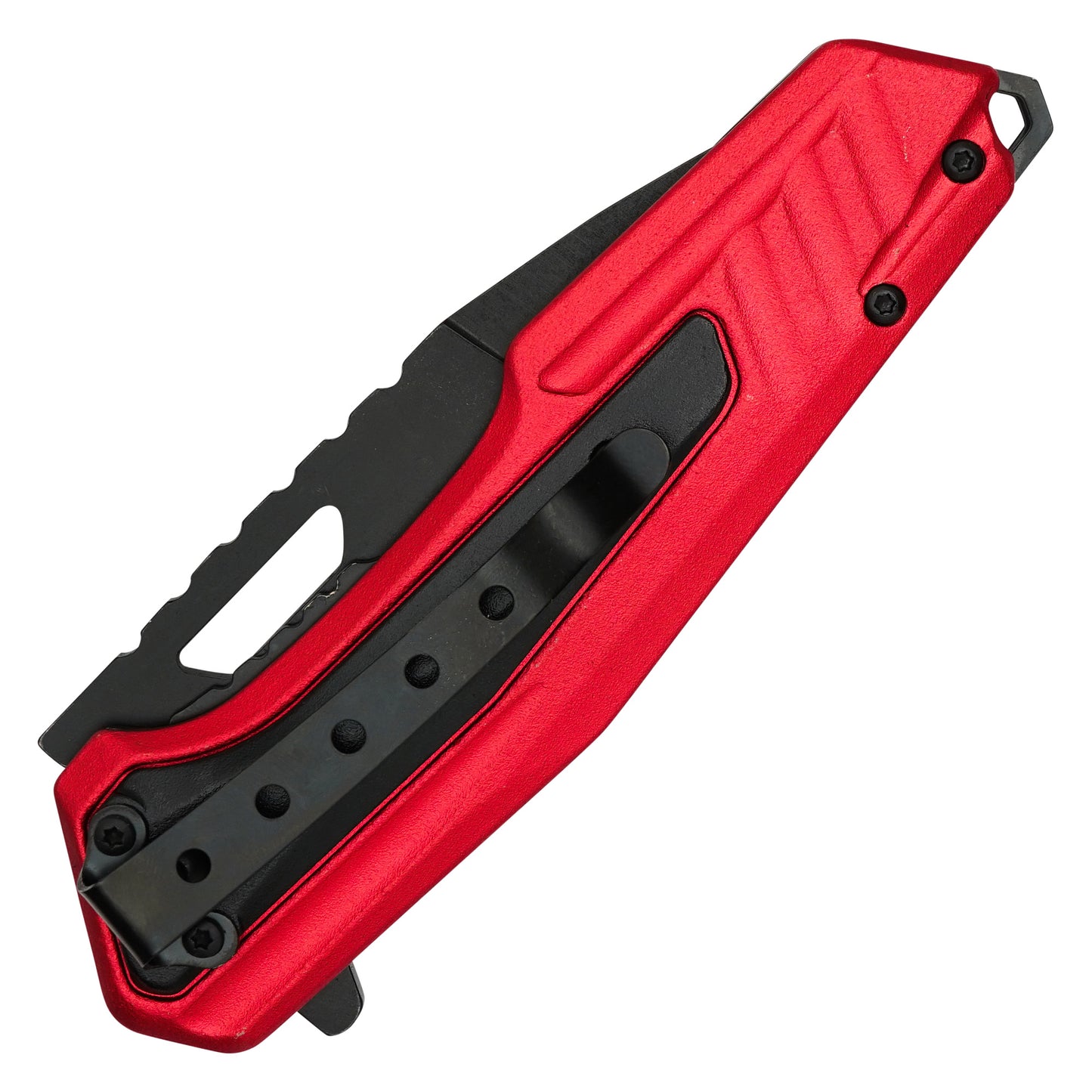Wartech - 8" "#23" Red & Black | Folding Pocket Knife