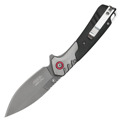 Wartech - 8" Black Wood 2-Tone | Spring Assisted Pocket Knife