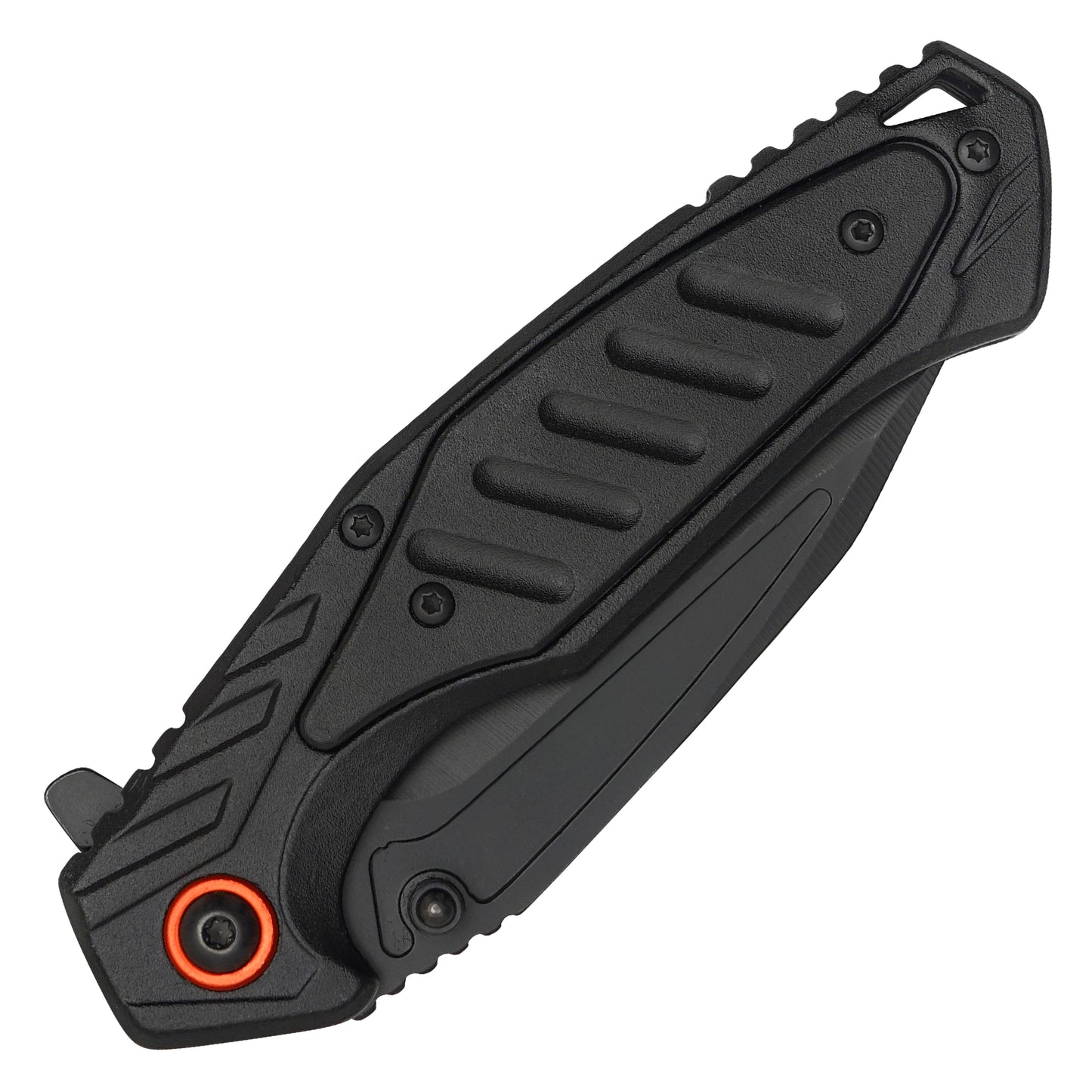 Wartech - 7.75" Tactical Black | Spring Assisted Pocket Knife