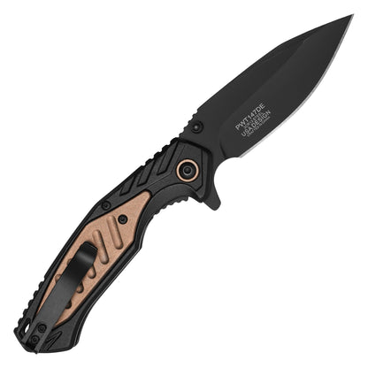 Wartech - 7.75" Tactical Desert | Spring Assisted Pocket Knife