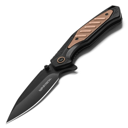 Wartech - 7.75" Tactical Desert | Spring Assisted Pocket Knife