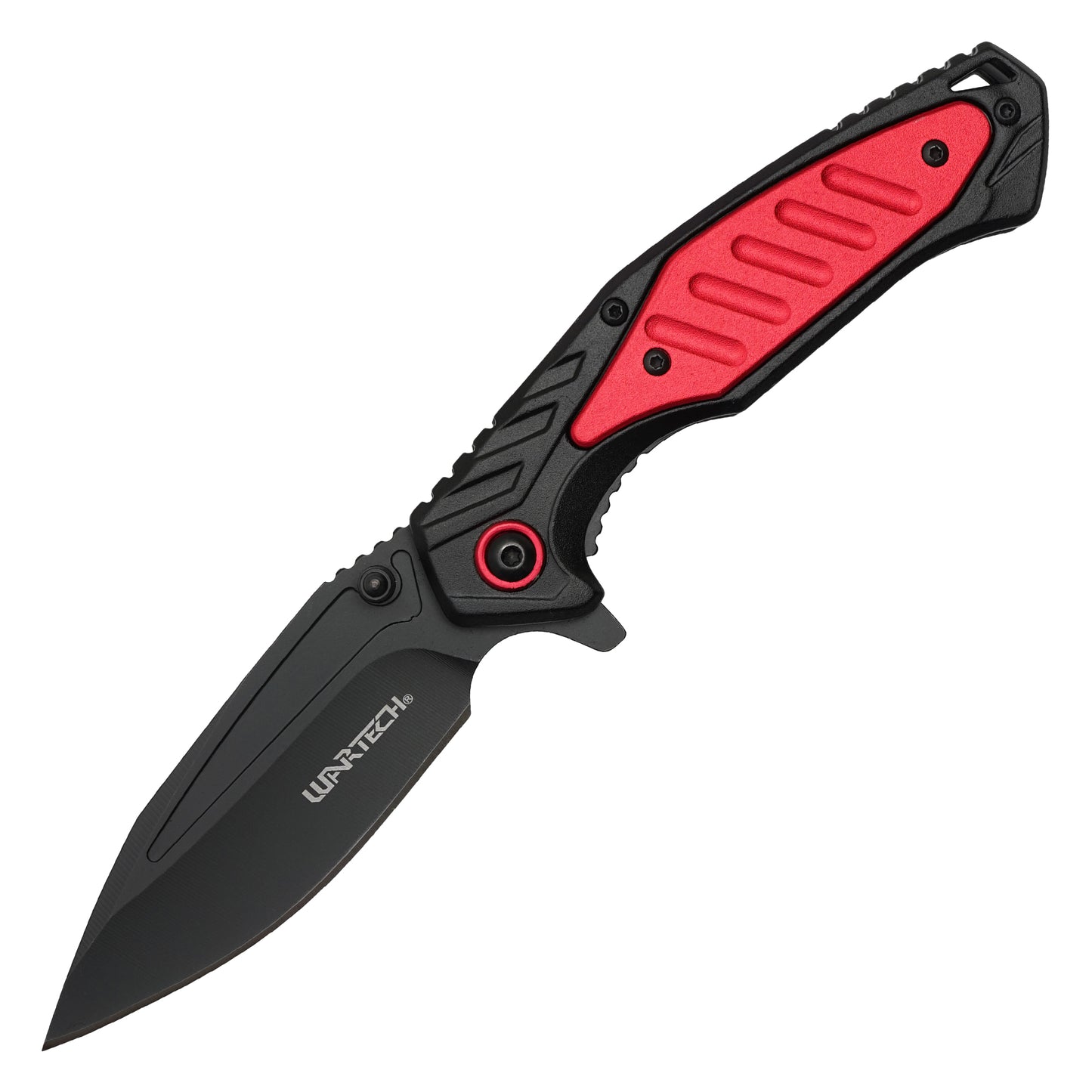 Wartech - 7.75" Tactical Red | Spring Assisted Pocket Knife