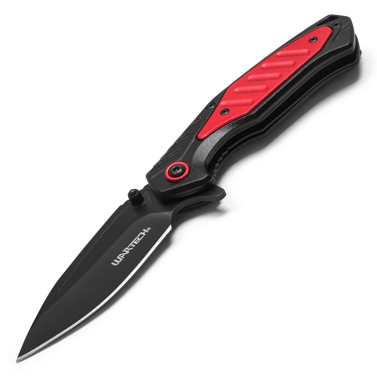 Wartech - 7.75" Tactical Red | Spring Assisted Pocket Knife