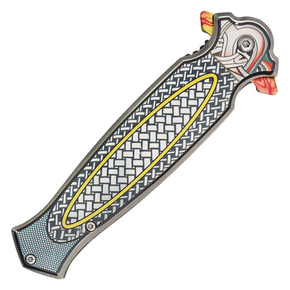 Wartech - 8.25" Acid Lattice | Spring Assisted Pocket Knife