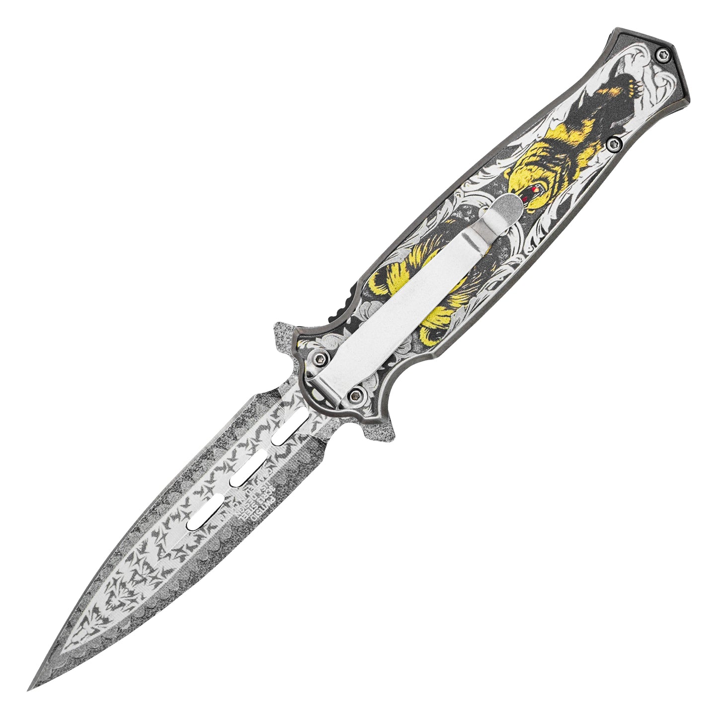 Wartech - 8.25" Regal Bear | Spring Assisted Pocket Knife