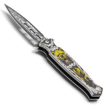 Wartech - 8.25" Regal Bear | Spring Assisted Pocket Knife