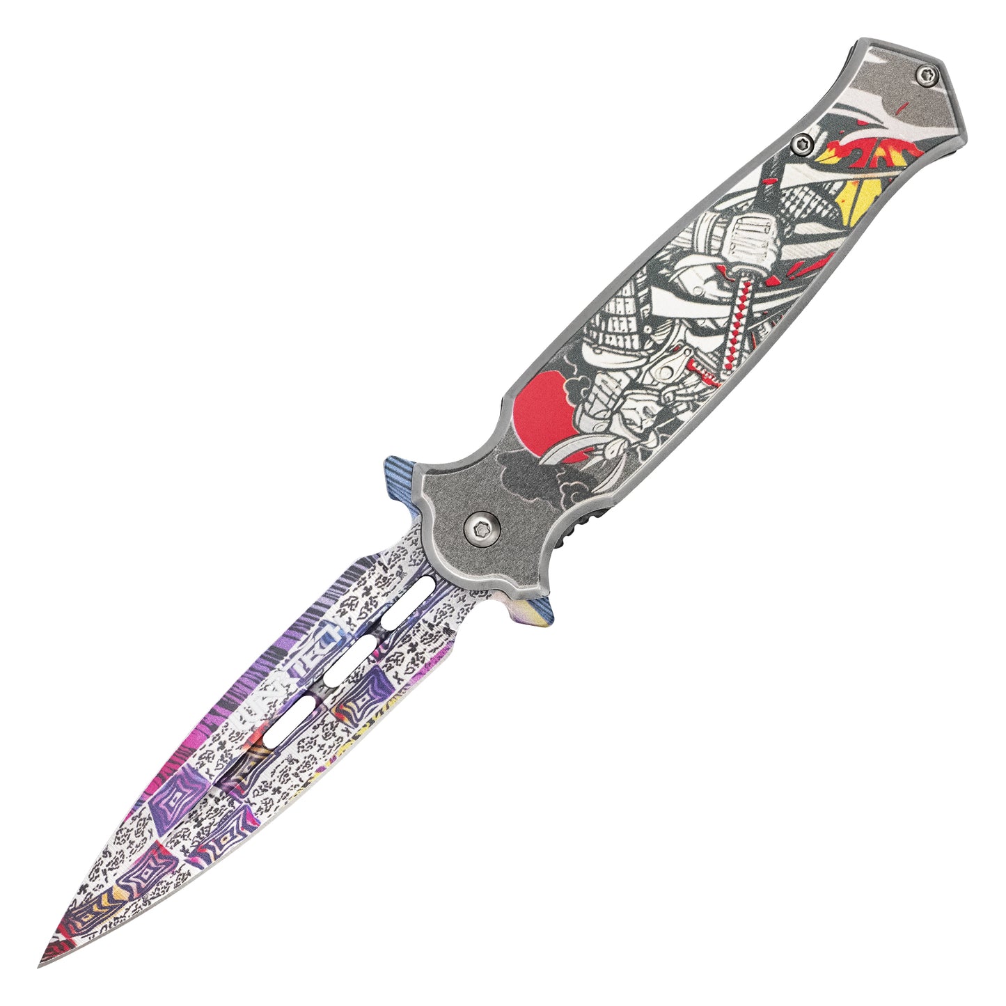 Wartech - 8.25" Mystic Samurai | Spring Assisted Pocket Knife