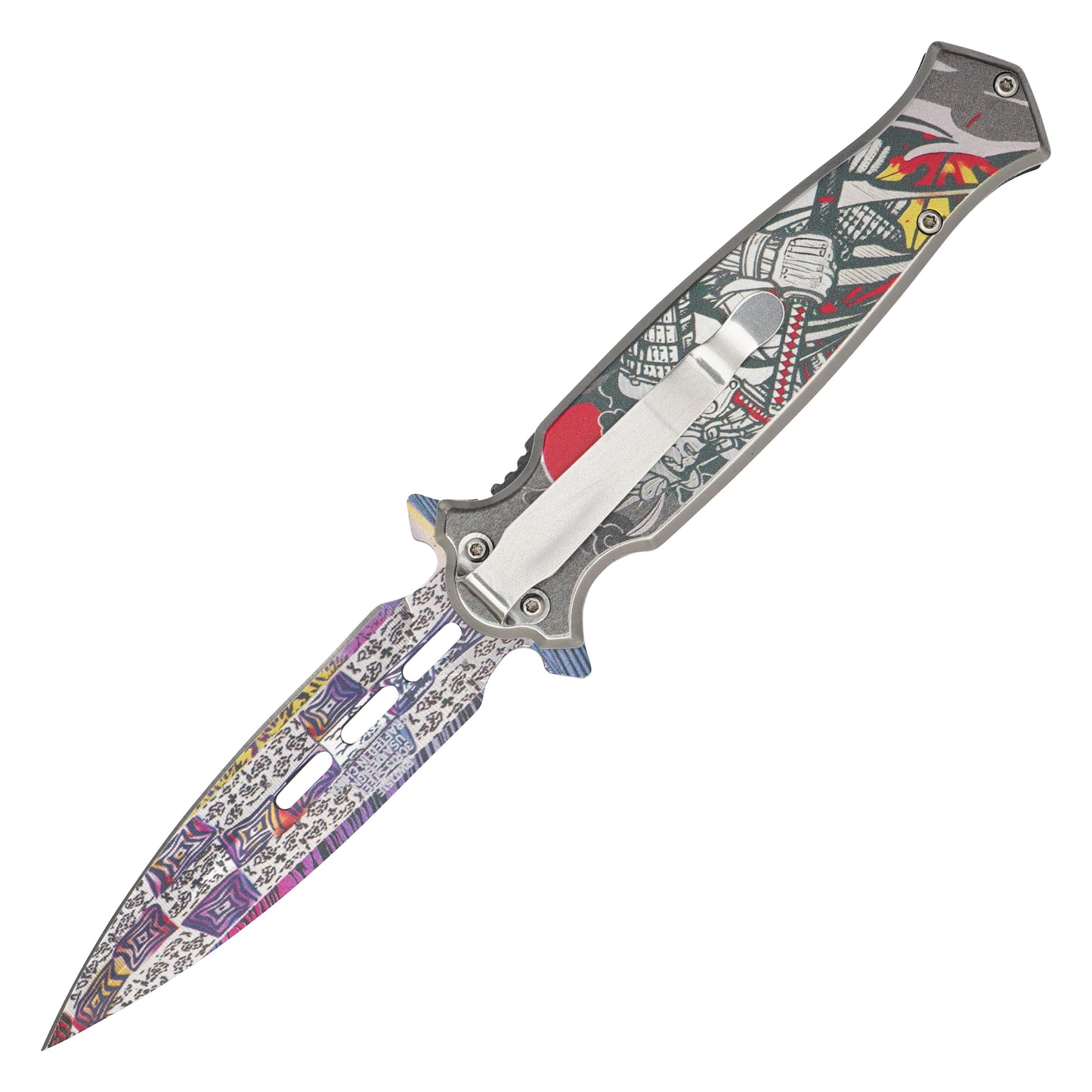 Wartech - 8.25" Mystic Samurai | Spring Assisted Pocket Knife