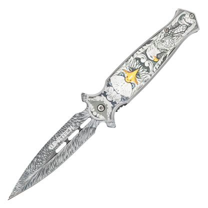 Wartech - 8.25" Regal Eagle | Spring Assisted Pocket Knife