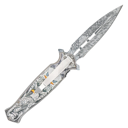 Wartech - 8.25" Regal Eagle | Spring Assisted Pocket Knife