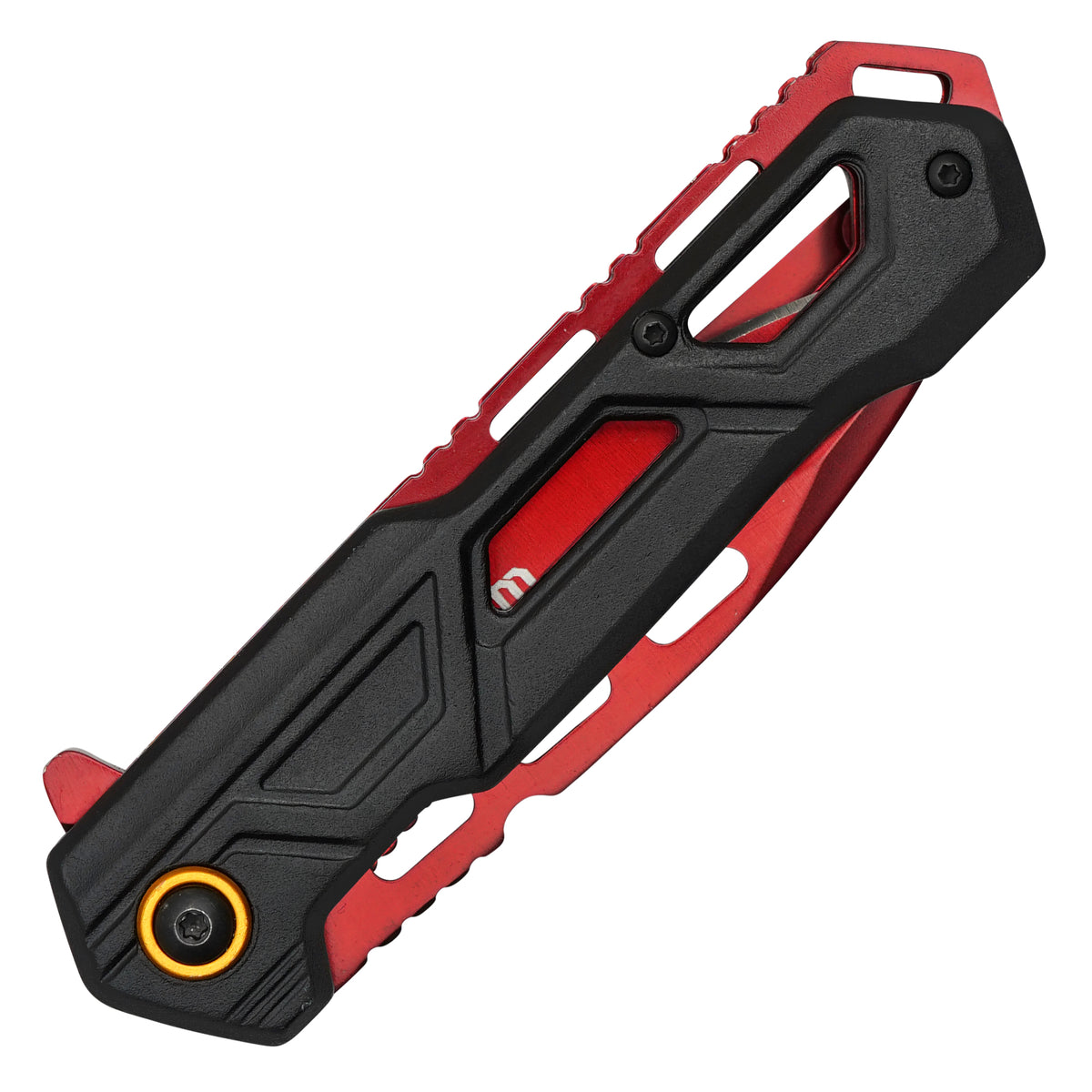 Wartech - 7.5" Black & Red | Spring Assisted Pocket Knife