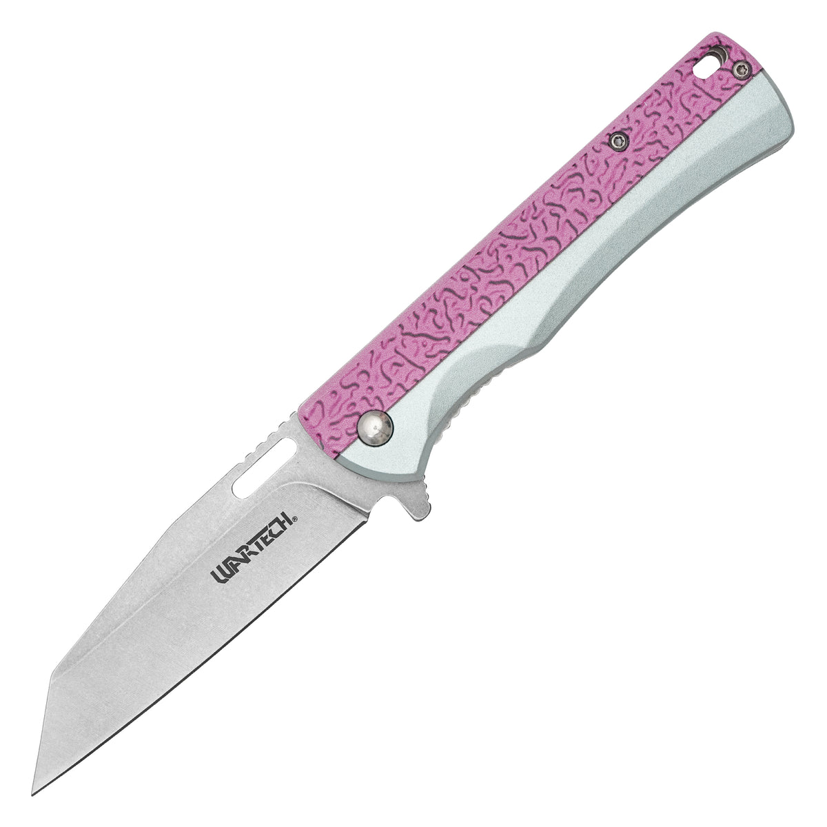 Wartech - 8" Pink Abstract | Spring Assisted Pocket Knife
