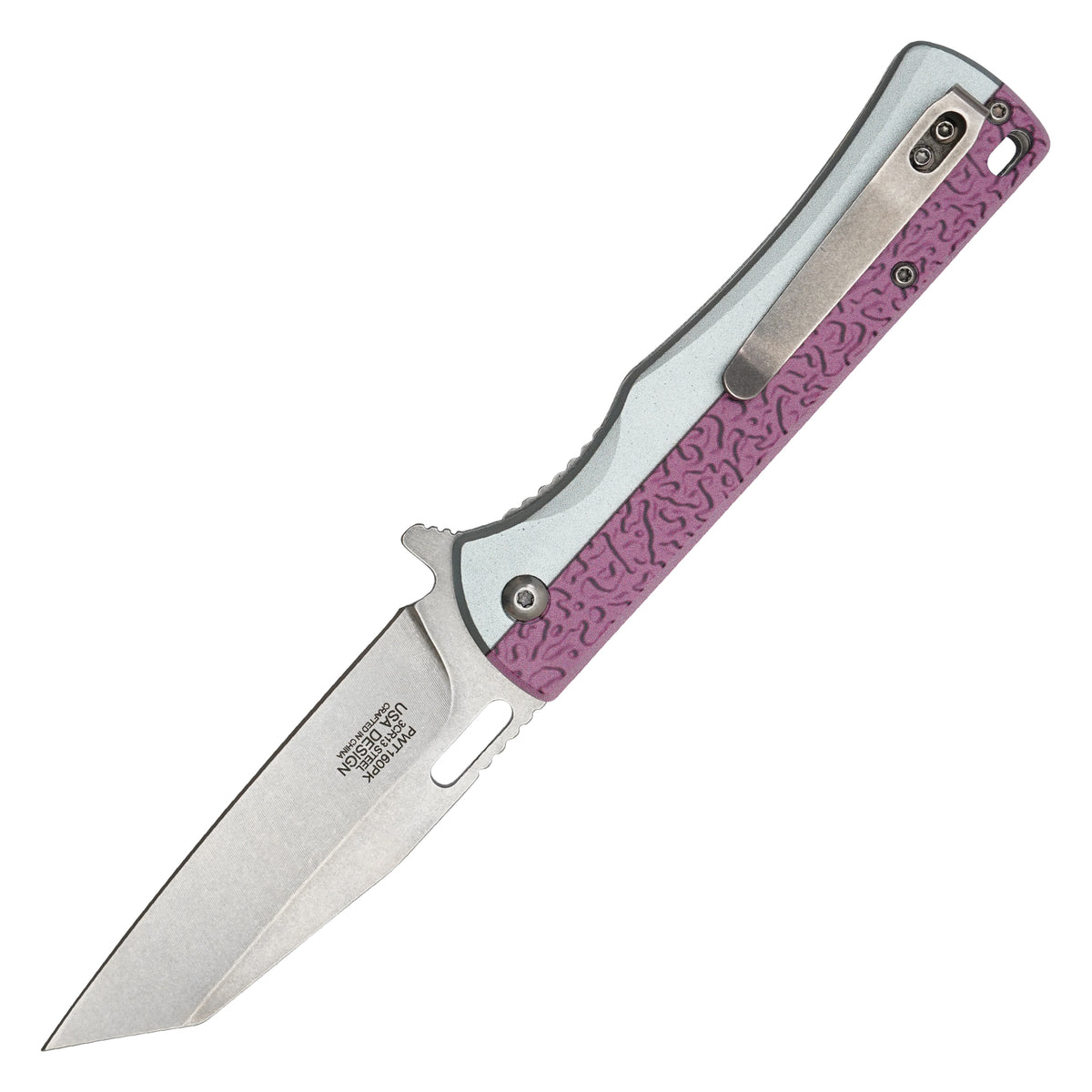 Wartech - 8" Pink Abstract | Spring Assisted Pocket Knife