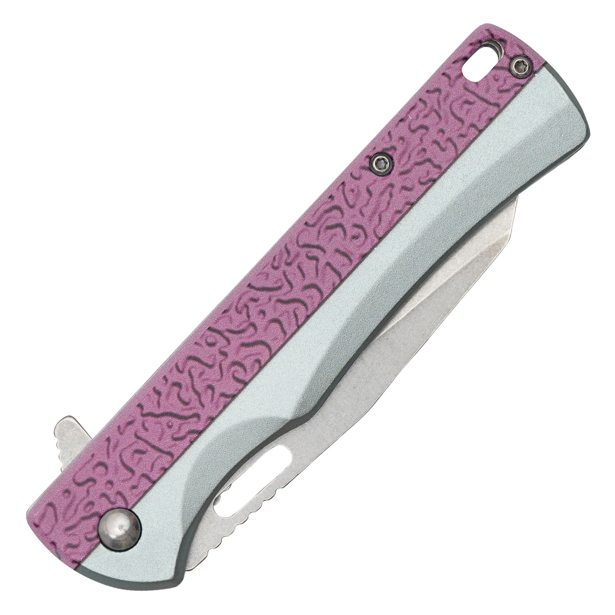 Wartech - 8" Pink Abstract | Spring Assisted Pocket Knife