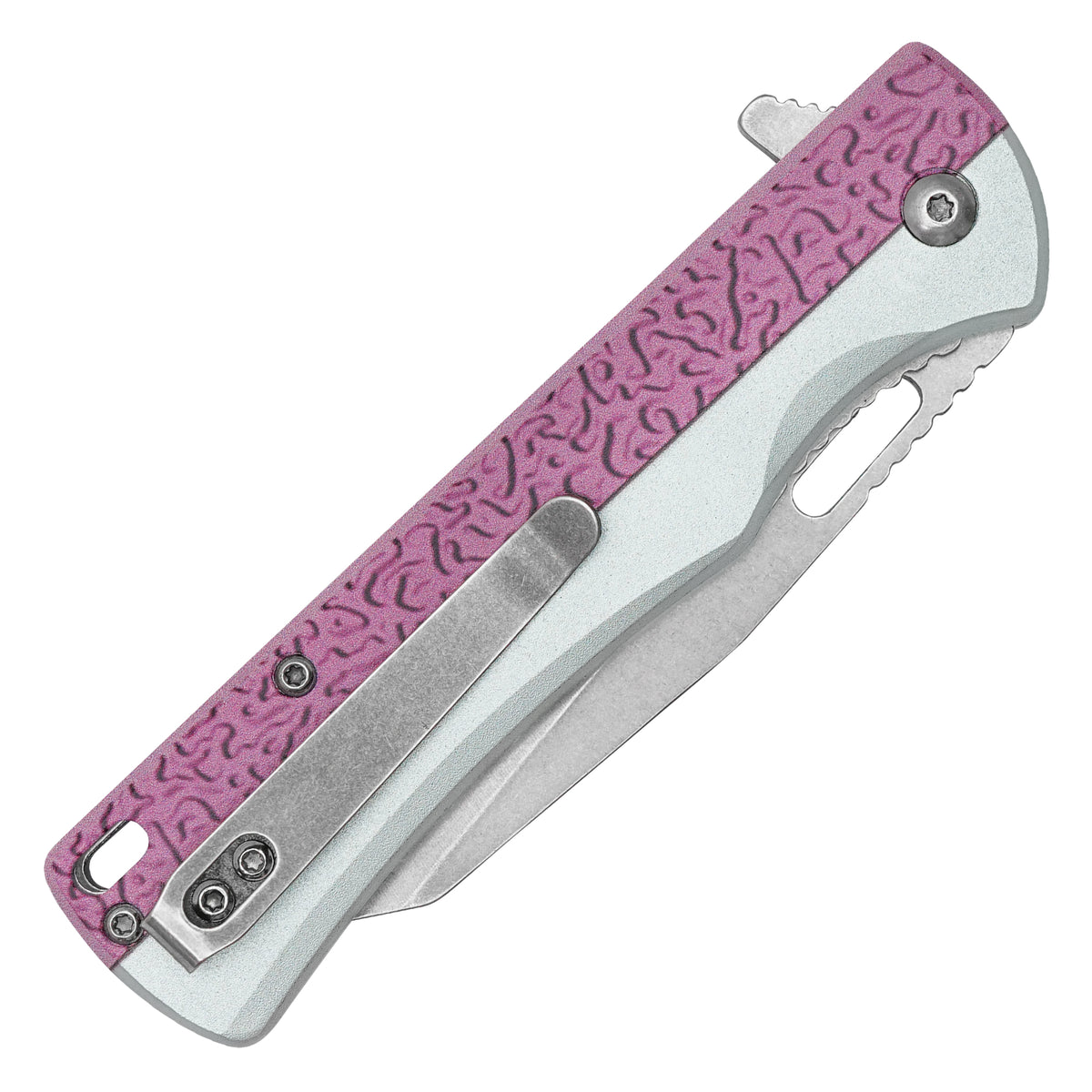 Wartech - 8" Pink Abstract | Spring Assisted Pocket Knife