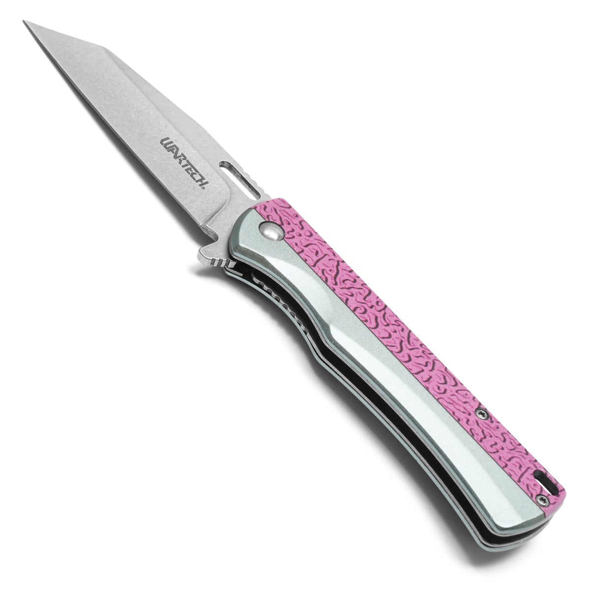 Wartech - 8" Pink Abstract | Spring Assisted Pocket Knife