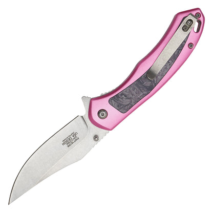 Wartech - 8" Pink Camo | Spring Assisted Pocket Knife
